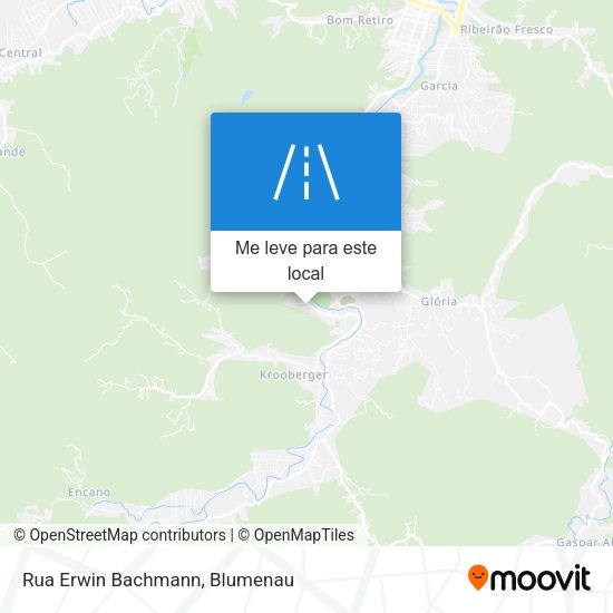 Rua Erwin Bachmann mapa