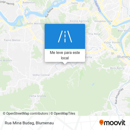 Rua Mina Budag mapa