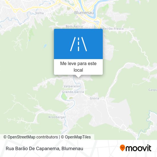 Rua Barão De Capanema mapa