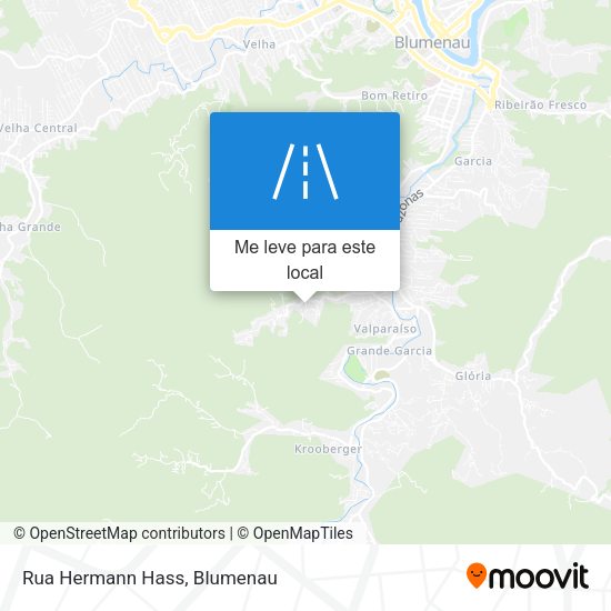 Rua Hermann Hass mapa