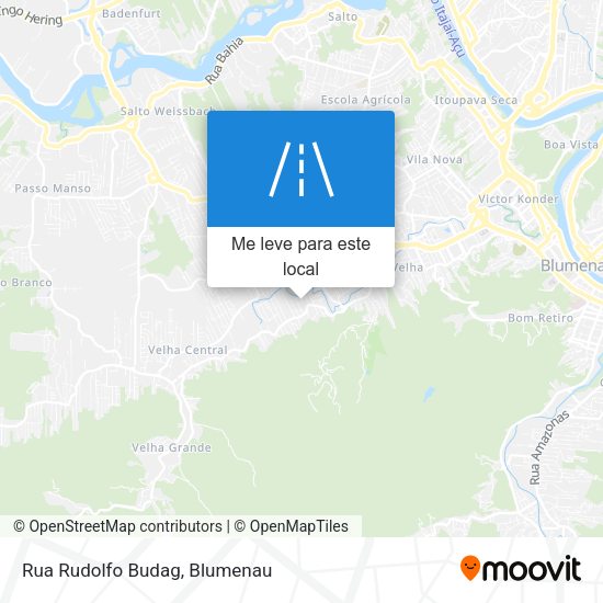 Rua Rudolfo Budag mapa