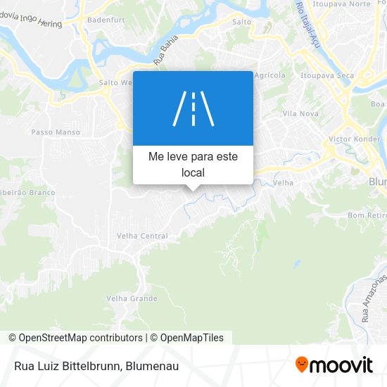 Rua Luiz Bittelbrunn mapa