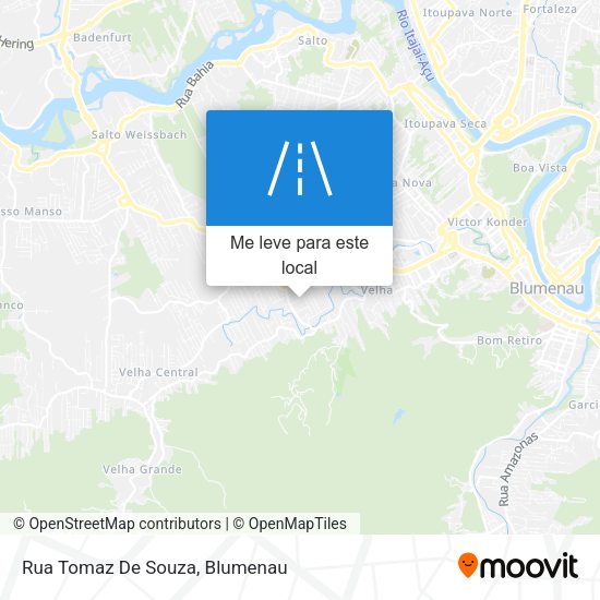 Rua Tomaz De Souza mapa