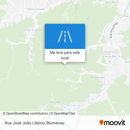 Rua José João Libório mapa
