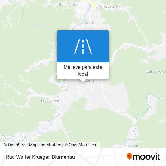 Rua Walter Krueger mapa