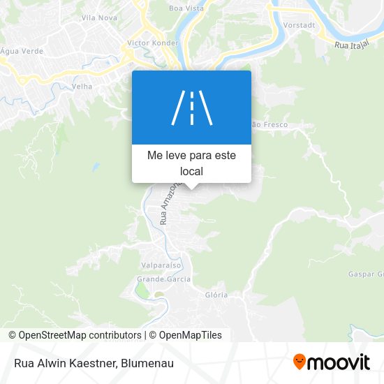 Rua Alwin Kaestner mapa