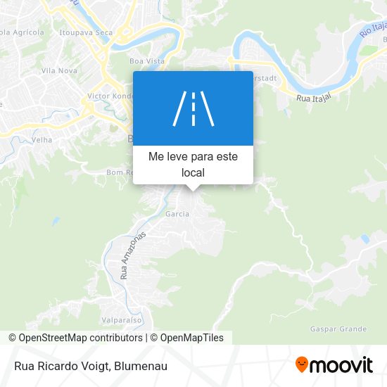 Rua Ricardo Voigt mapa