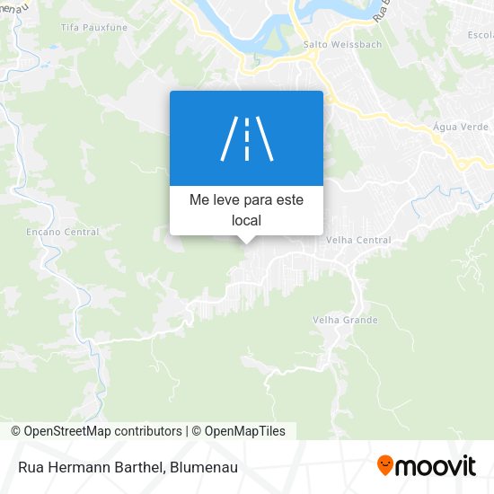 Rua Hermann Barthel mapa