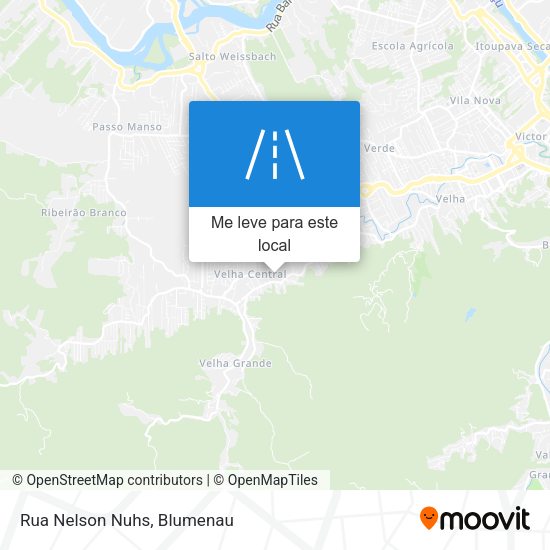 Rua Nelson Nuhs mapa