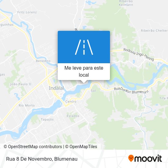 Rua 8 De Novembro mapa
