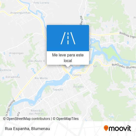 Rua Espanha mapa