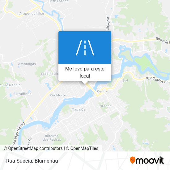 Rua Suécia mapa