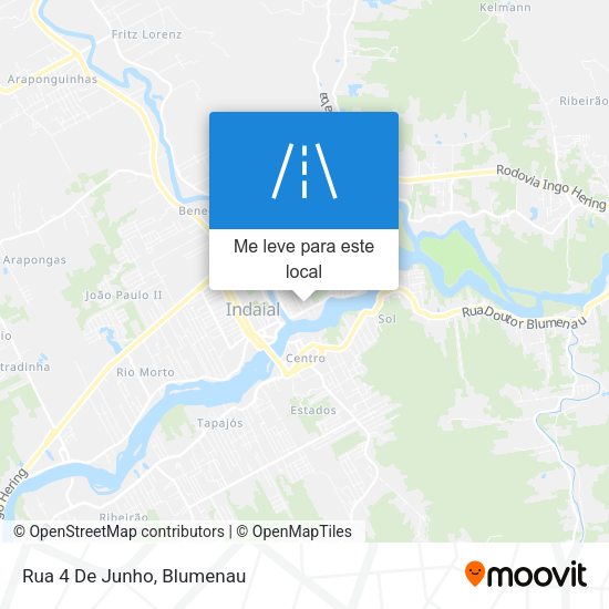 Rua 4 De Junho mapa