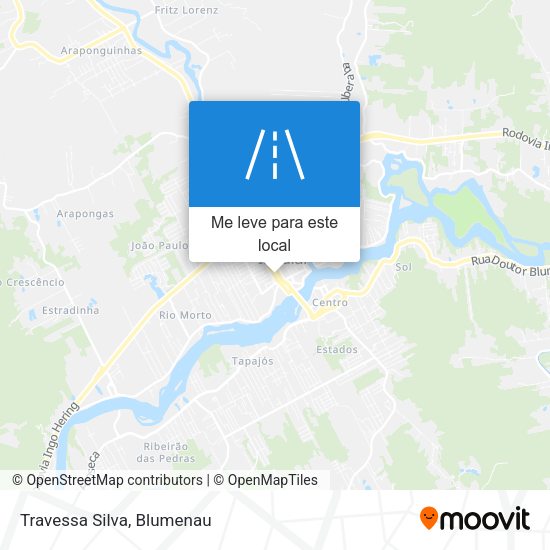 Travessa Silva mapa