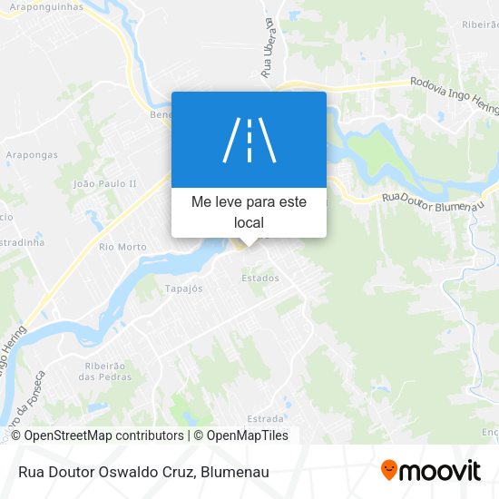 Rua Doutor Oswaldo Cruz mapa