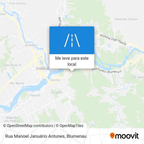 Rua Manoel Januário Antunes mapa