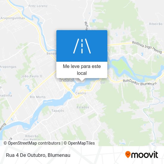 Rua 4 De Outubro mapa