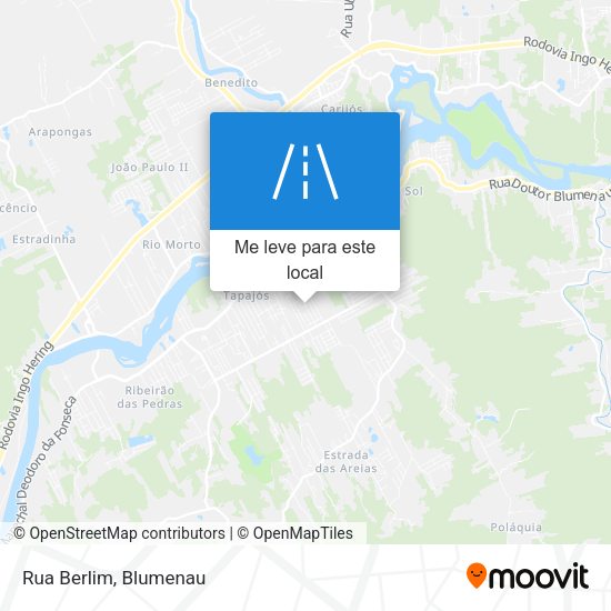 Rua Berlim mapa