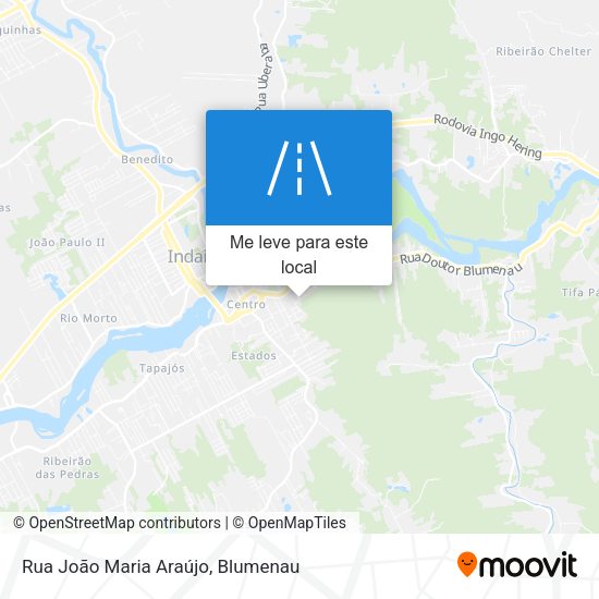 Rua João Maria Araújo mapa
