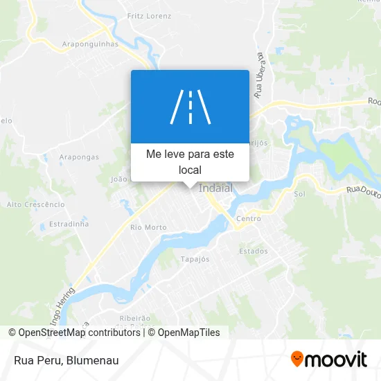 Rua Peru mapa