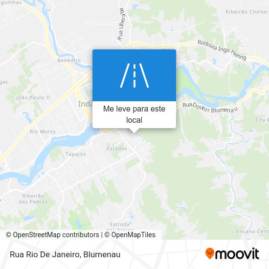 Rua Rio De Janeiro mapa