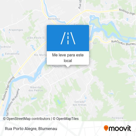 Rua Porto Alegre mapa