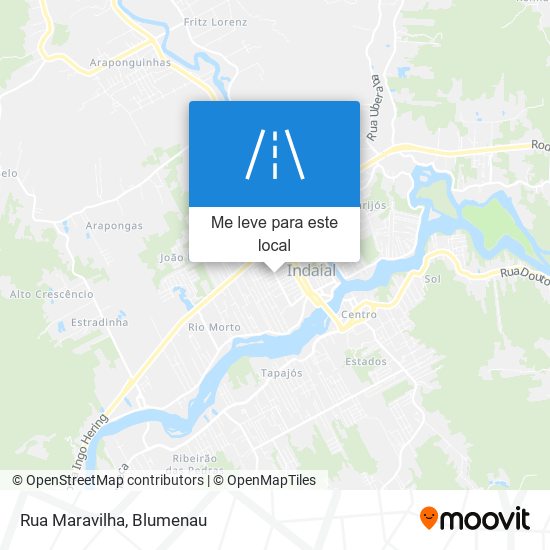 Rua Maravilha mapa