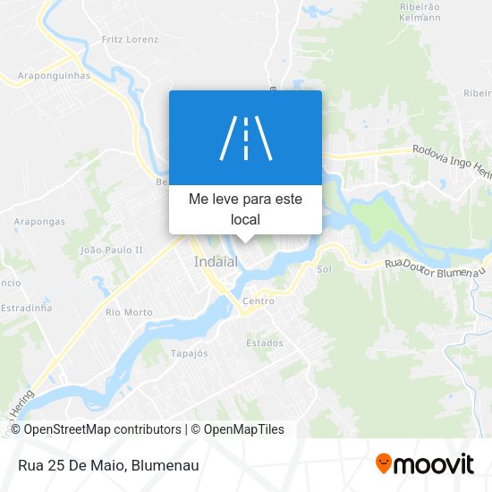 Rua 25 De Maio mapa