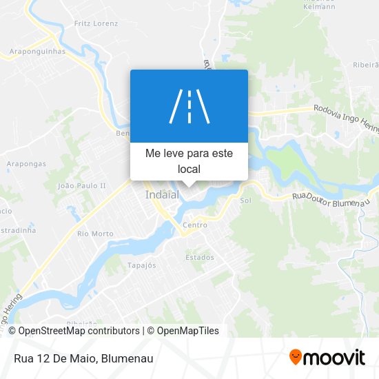 Rua 12 De Maio mapa