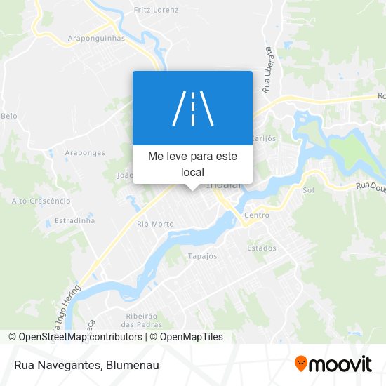 Rua Navegantes mapa