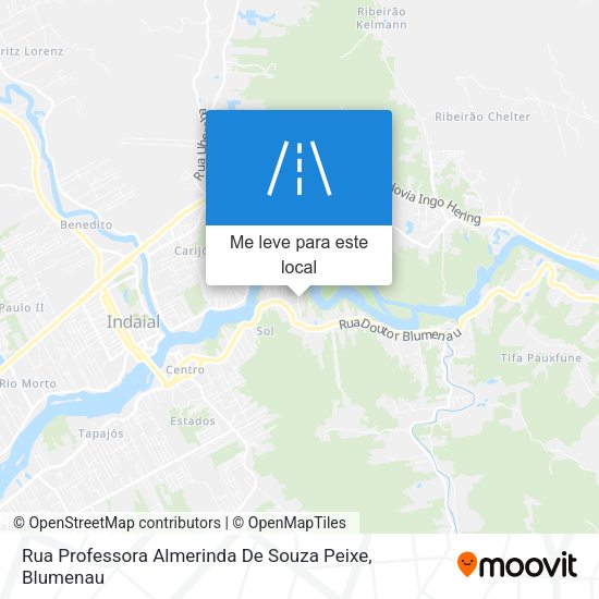 Rua Professora Almerinda De Souza Peixe mapa