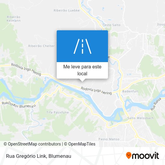 Rua Gregório Link mapa