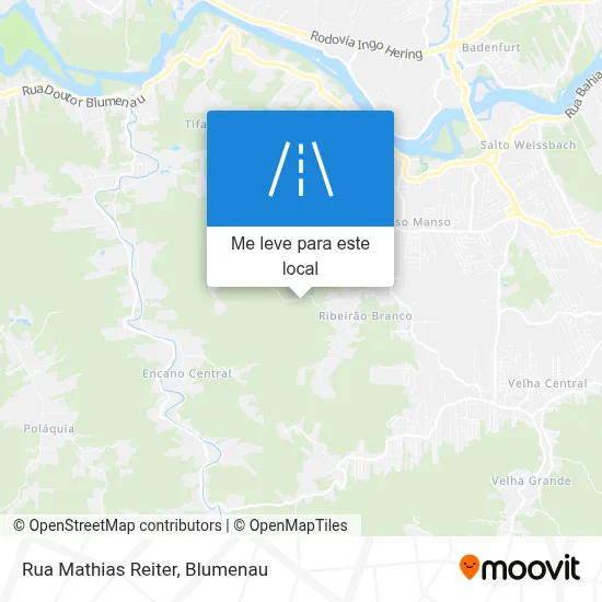 Rua Mathias Reiter mapa