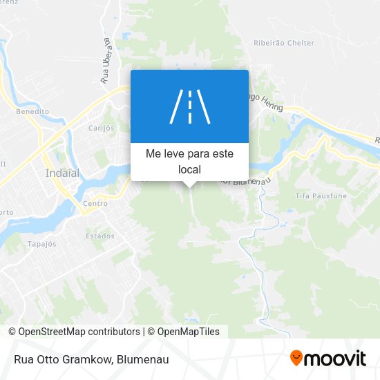 Rua Otto Gramkow mapa