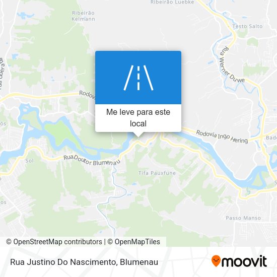 Rua Justino Do Nascimento mapa