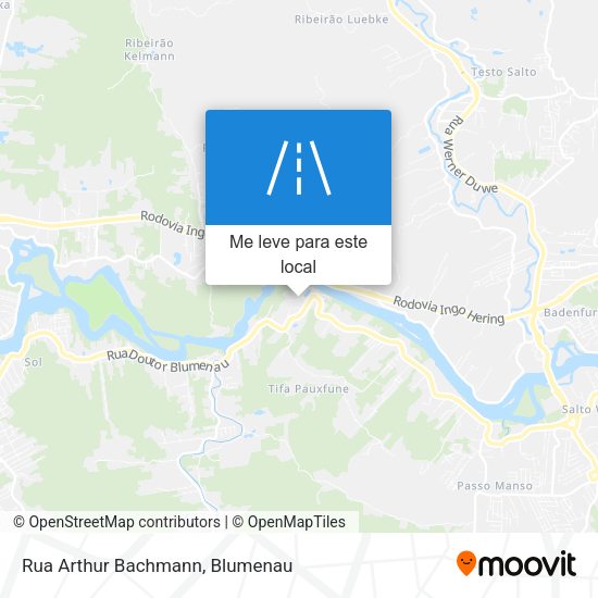 Rua Arthur Bachmann mapa