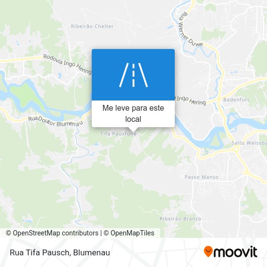 Rua Tifa Pausch mapa