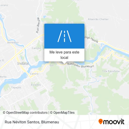 Rua Néviton Santos mapa