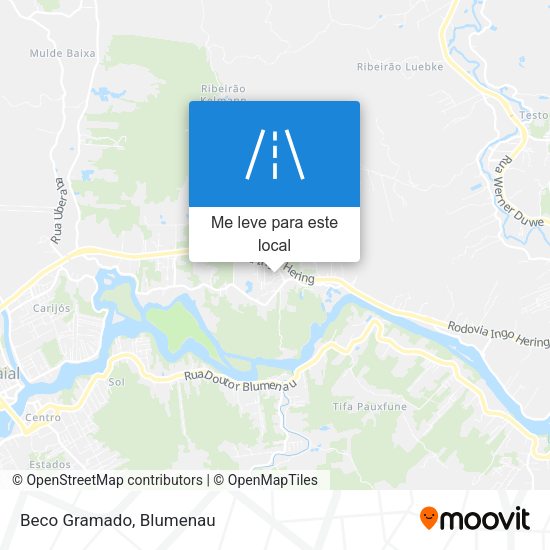 Beco Gramado mapa