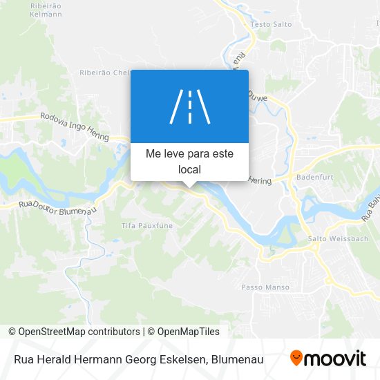 Rua Herald Hermann Georg Eskelsen mapa