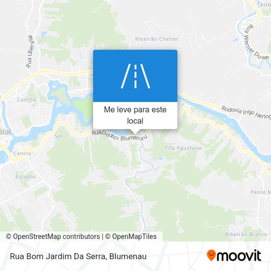 Rua Bom Jardim Da Serra mapa