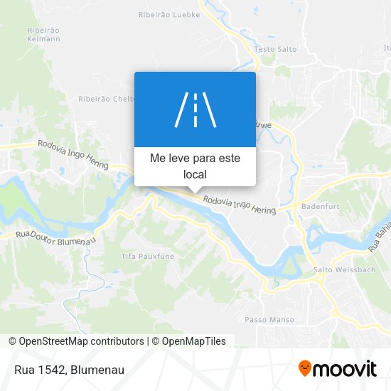 Rua 1542 mapa
