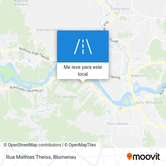 Rua Mathias Theiss mapa
