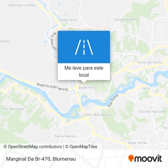 Marginal Da Br-470 mapa
