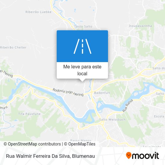 Rua Walmir Ferreira Da Silva mapa