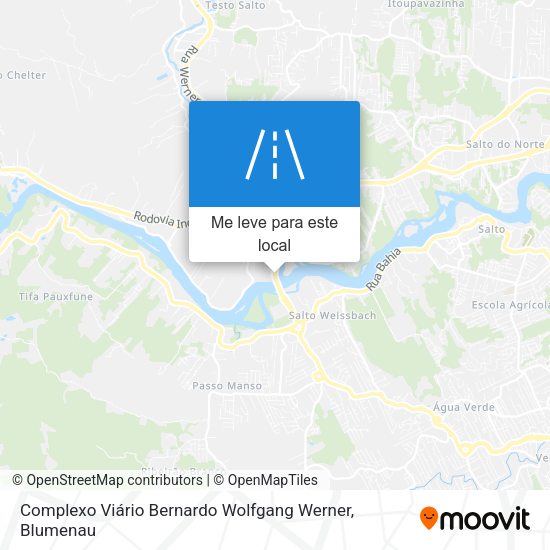 Complexo Viário Bernardo Wolfgang Werner mapa