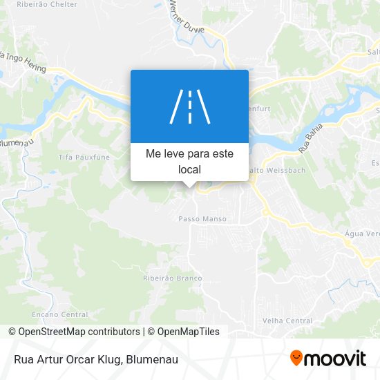Rua Artur Orcar Klug mapa