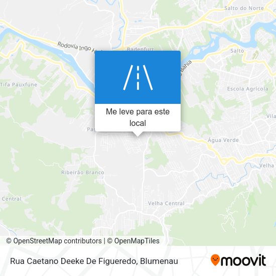 Rua Caetano Deeke De Figueredo mapa