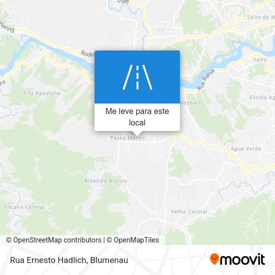 Rua Ernesto Hadlich mapa