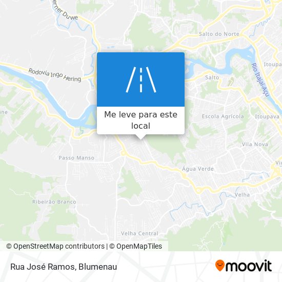 Rua José Ramos mapa